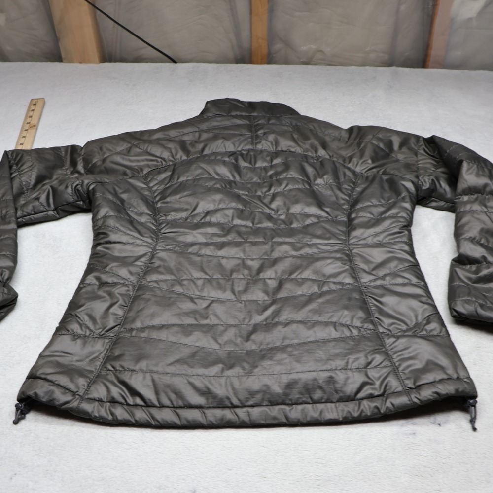 REI Jacket Womens Medium Black Insulated Full Zip Light Pack Quilted Puffer Snow - Picture 8 of 13